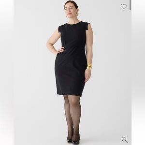 J. Crew Resume Suit Sheath Dress Black Size 14